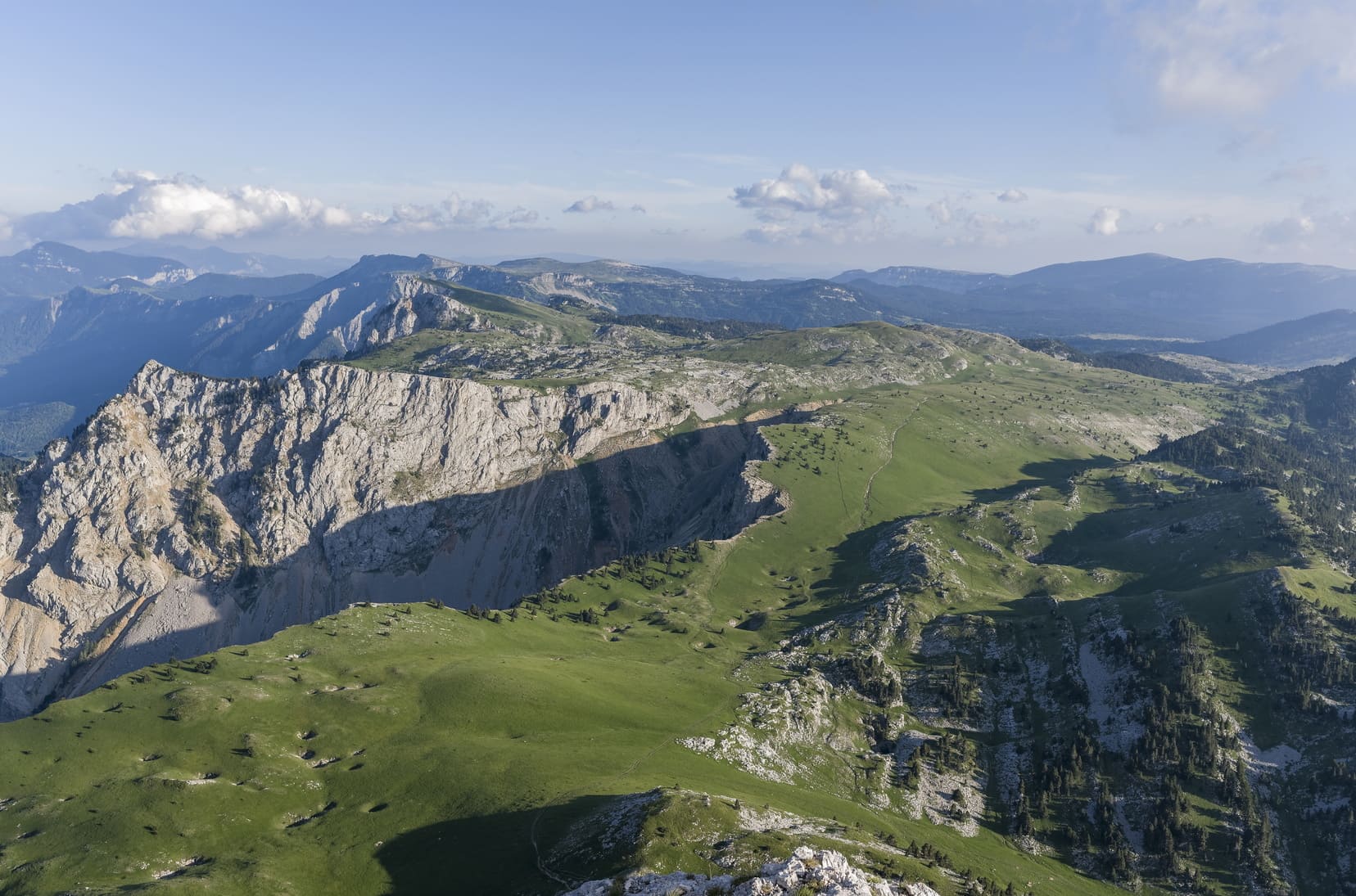 Vue globale Hauts Plateaux Vercors