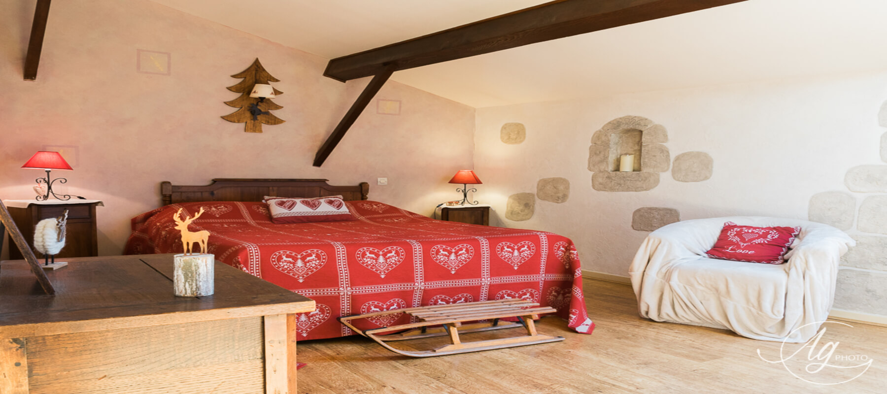 chambre chalet montagne